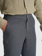 PANTALÓN REGULAR FIT AZUL MARK BELLUCCI