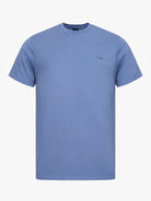 T-SHIRT ALGODÃO AZUL MANGA CURTA REGULAR FIT MR. BLUE