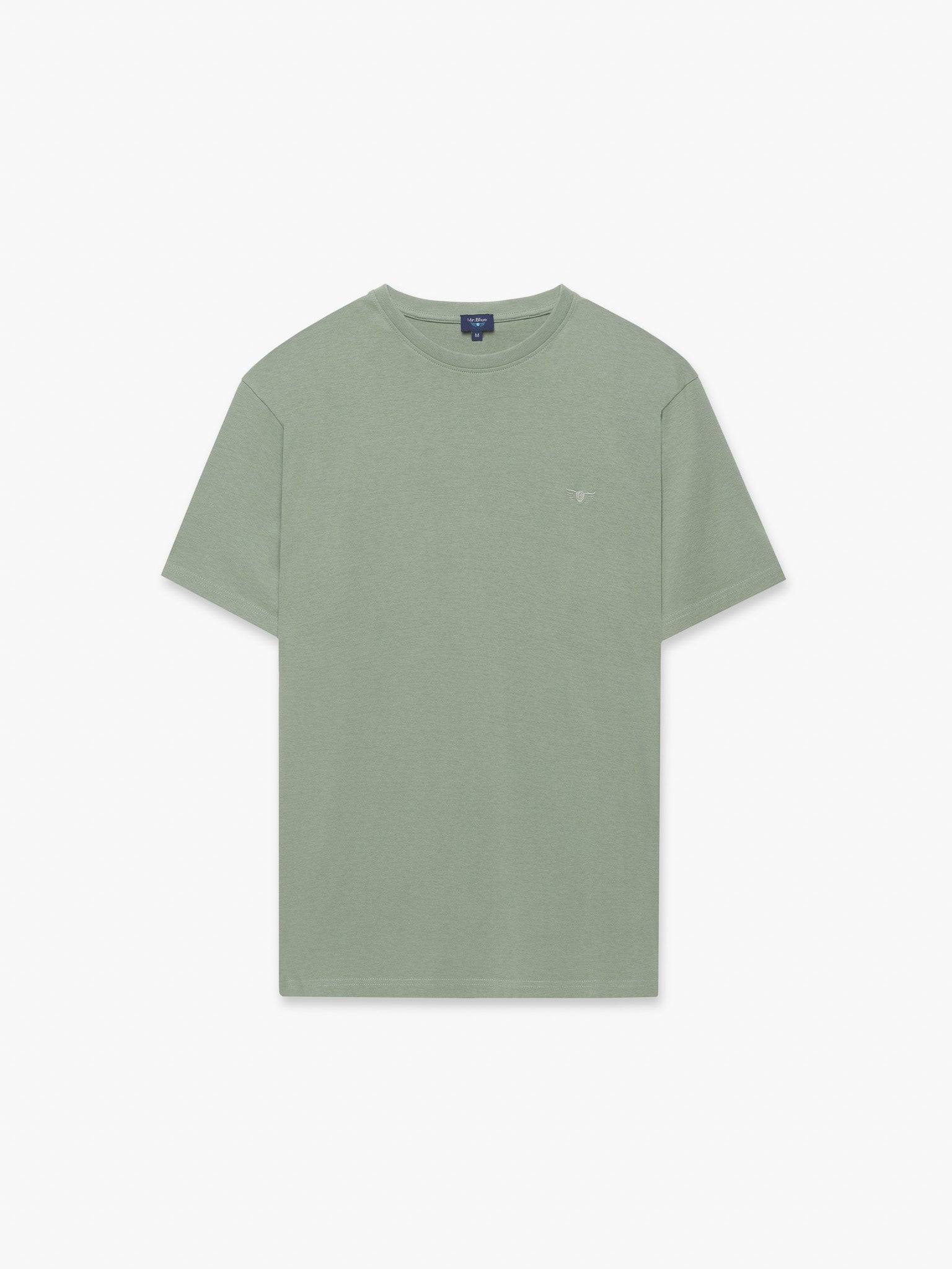 GREEN T-SHIRT SHORT SLEEVE REGULAR FIT MR. BLUE
