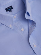 Camisa Algodão Azul Manga Comprida Regular Fit Mr. Blue