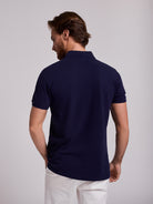 POLO AZUL MANGA CURTA REGULAR FIT MR. BLUE