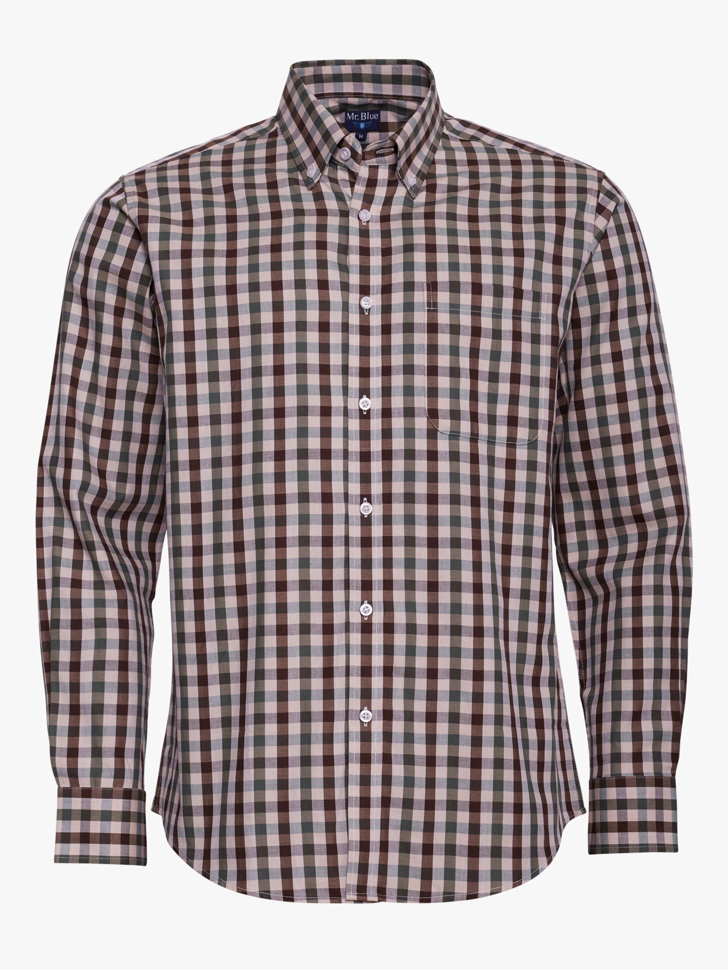 CAMISA VERDE REGULAR FIT MR. BLUE