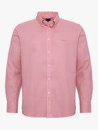 CAMISA LINHO LARANJA MANGA COMPRIDA REGULAR FIT MR. BLUE
