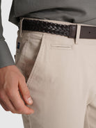 Calça Algodão Beges Slim Fit Mr. Blue