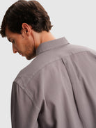 BLUE REGULAR FIT MR SHIRT. BLUE