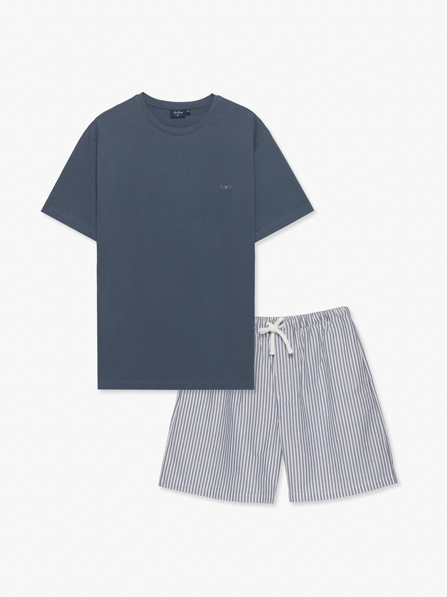 PIJAMA AZUL MANGA CORTA REGULAR FIT MR. AZUL