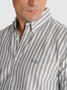 CAMISA VERDE MANGA COMPRIDA REGULAR FIT MR. BLUE