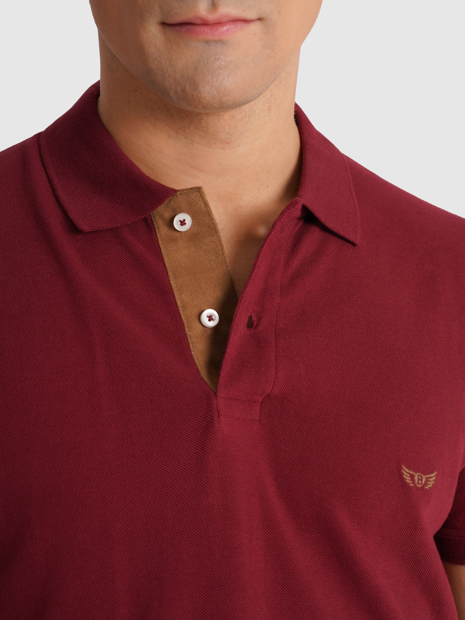 POLO PIQUET VERMELHO MANGA CURTA REGULAR FIT MR. BLUE