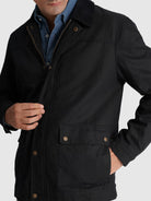 Sobretudo Azul Manga Comprida Regular Fit Mr. Blue