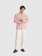 CAMISA VERMELHA MANGA COMPRIDA REGULAR FIT MR. BLUE