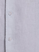 Camisa Linho Azul Manga Comprida Tailored Fit Mr. Blue