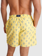 REGULAR FIT MR. YELLOW SWIMSUIT BLUE
