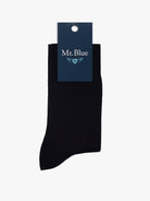 MEIAS ALGODÃO PRETAS REGULAR FIT MR. BLUE