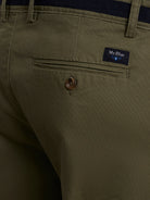 PANTALÓN ESTRUCTURA VERDE SLIM FIT MR. AZUL