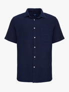 CAMISA AZUL MANGA CURTA REGULAR FIT MR. BLUE
