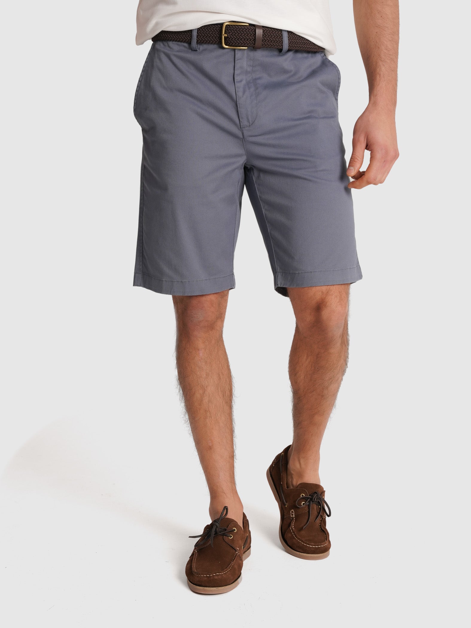 BERMUDA TWILL AZUIS REGULAR FIT MR. BLUE