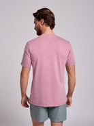 CAMISETA ALGODÓN ROSA MANGA CORTA REGULAR FIT MR. AZUL
