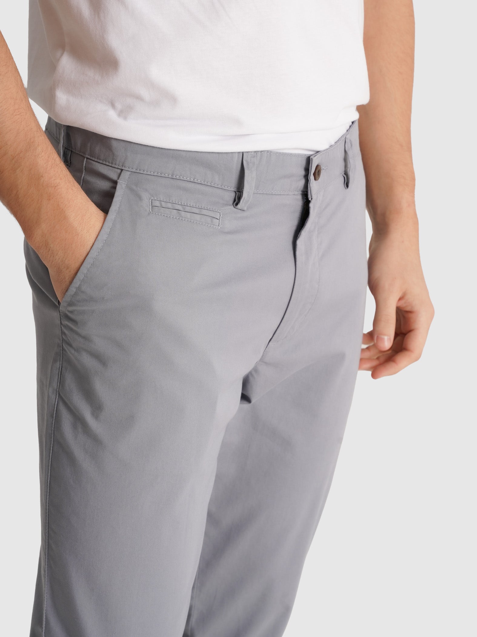 CALÇAS CINZENTAS SLIM FIT MR. BLUE