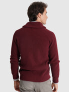 Pullover Lã Bordeaux Manga Comprida Regular Fit Mr. Blue