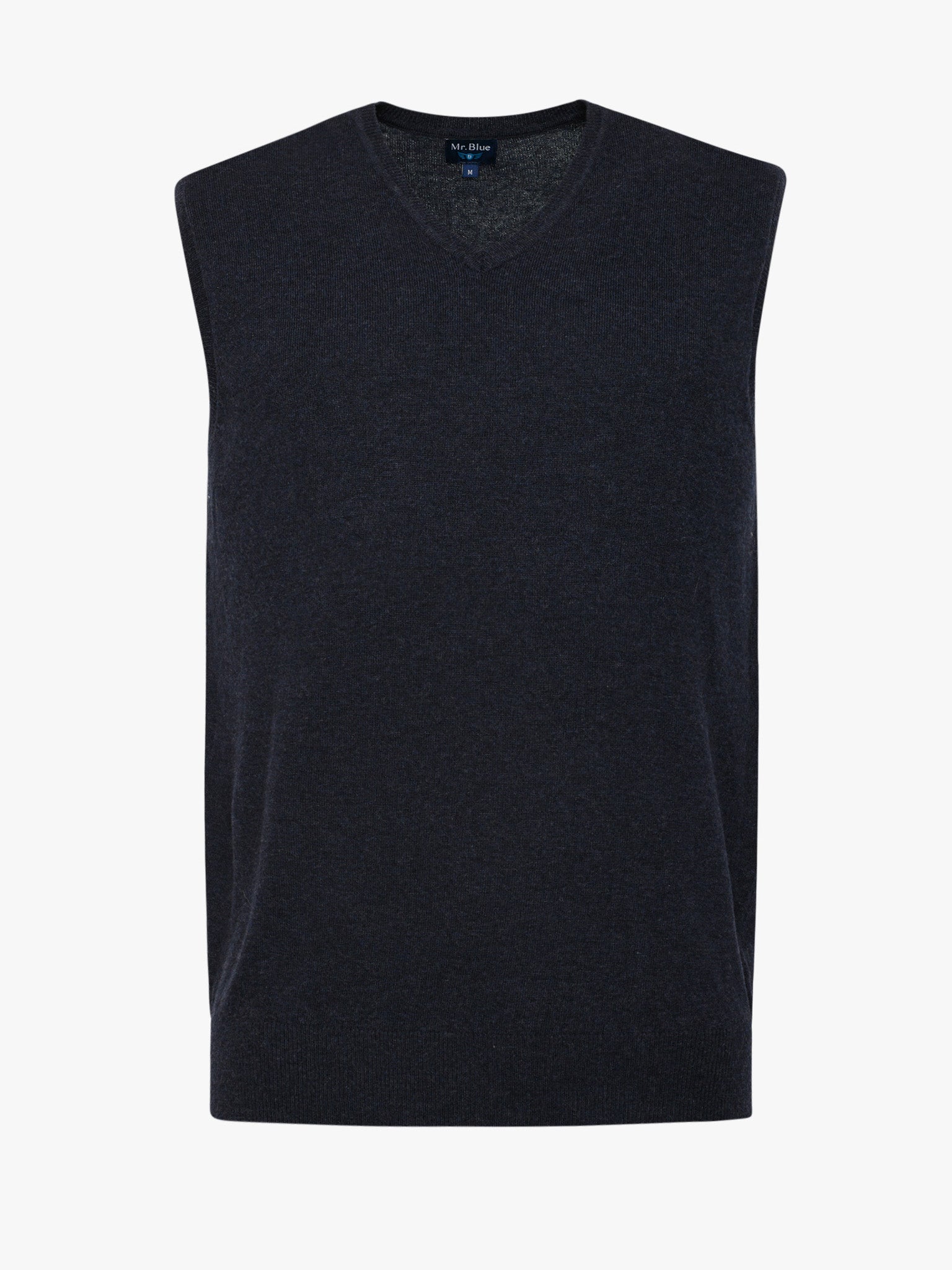 Pullover Lã Azul Manga Comprida Regular Fit Mr. Blue