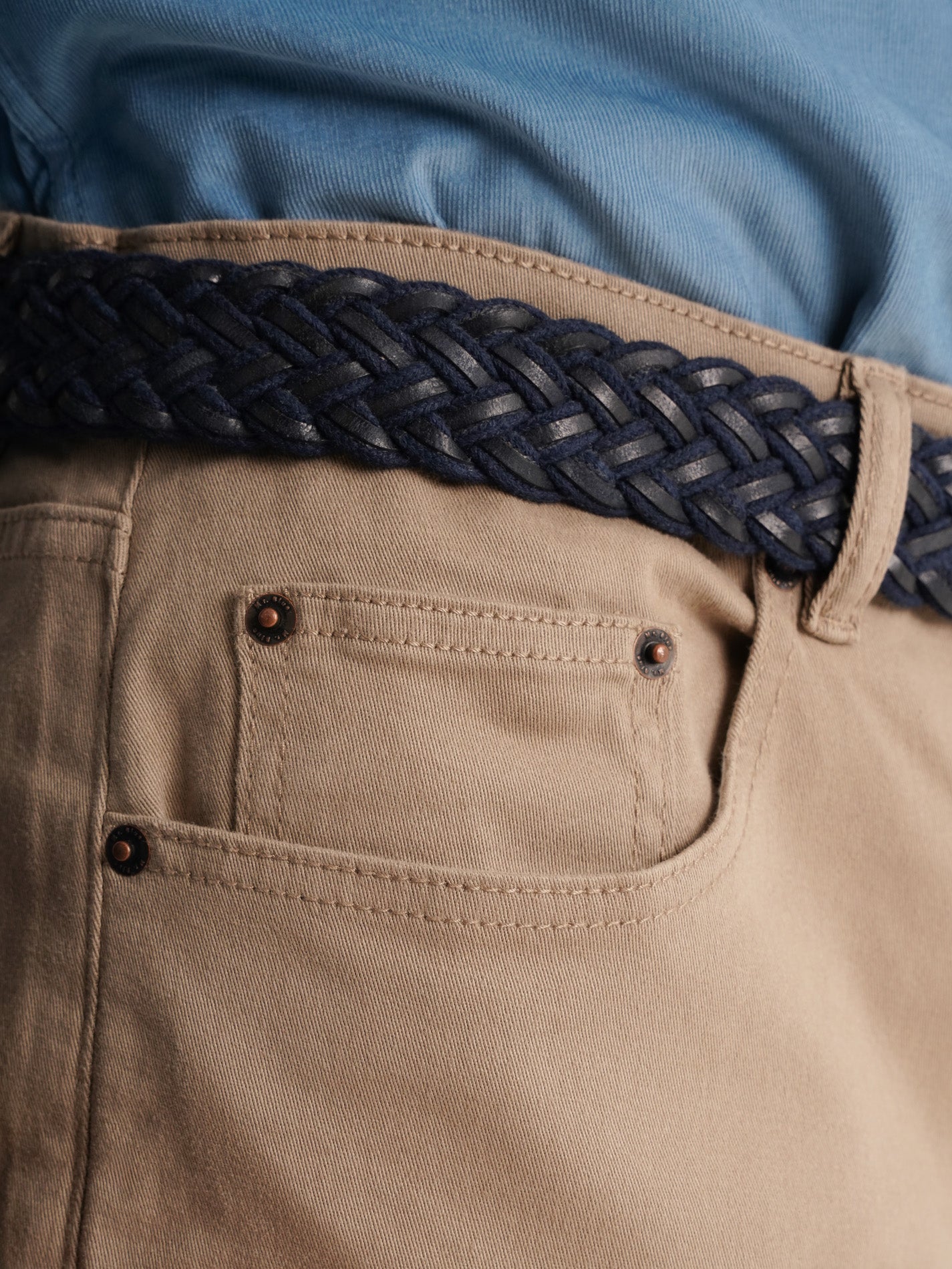 BEIGE SLIM FIT MR. AZUL