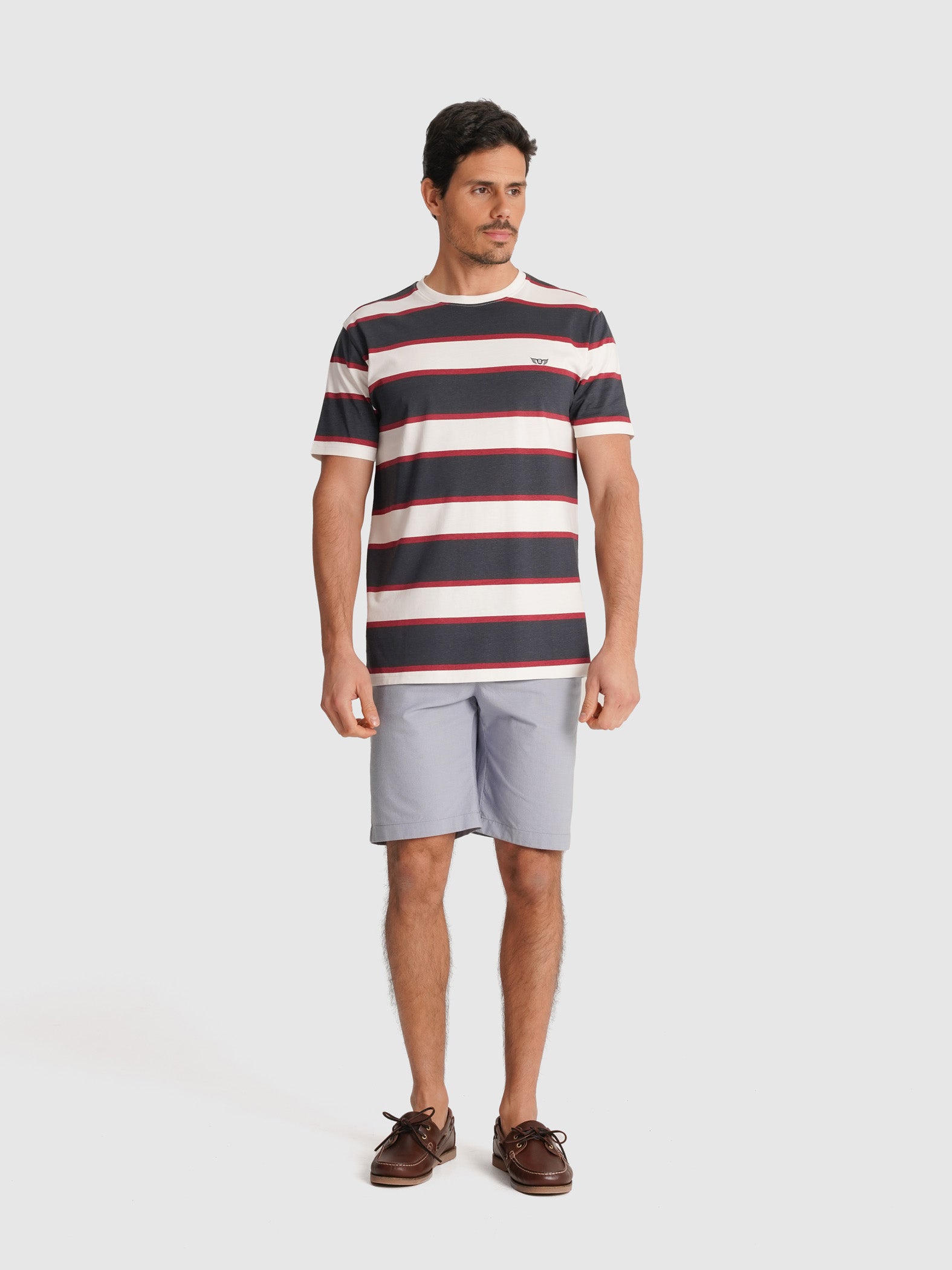 CAMISETA AZUL MANGA CORTA REGULAR FIT MR. AZUL