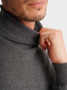 PULLOVER FINO CINZENTA MANGA COMPRIDA REGULAR FIT MR. BLUE