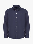 Camisa Algodão Azul Manga Comprida Regular Fit Mr. Blue