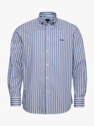 CAMISA ALGODÃO AZUL MANGA COMPRIDA REGULAR FIT MR. BLUE