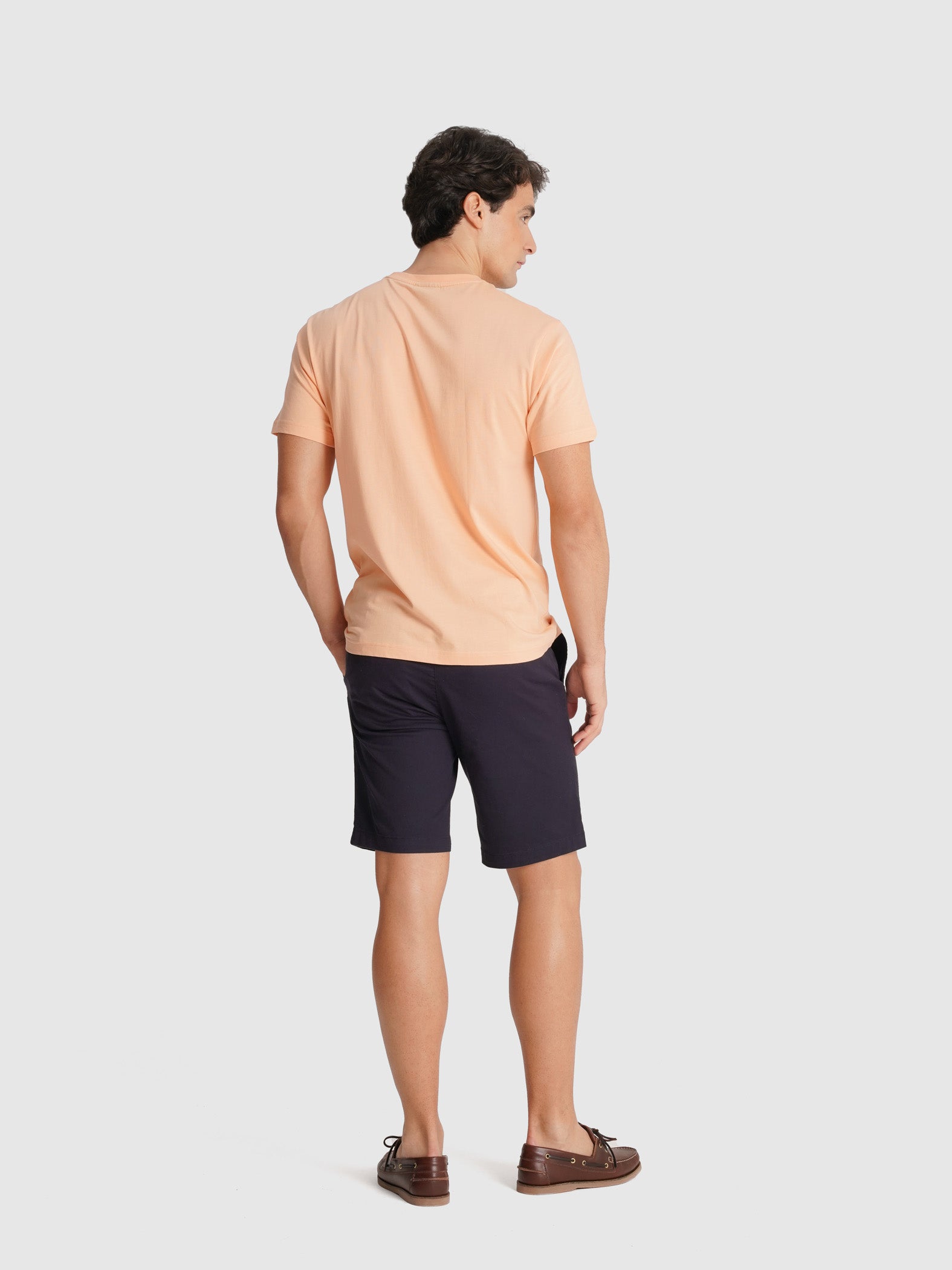 CAMISETA NARANJA MANGA CORTA REGULAR FIT MR. AZUL