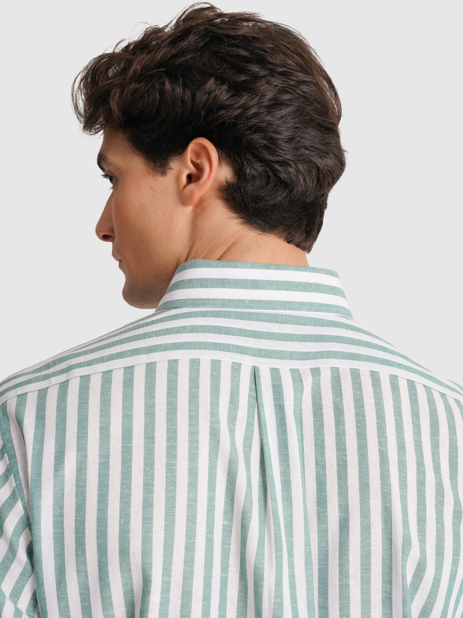 CAMISA VERDE MANGA COMPRIDA REGULAR FIT MR. BLUE