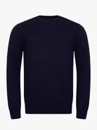 PULLOVER ALGODÃO AZUL MANGA COMPRIDA REGULAR FIT MR. BLUE
