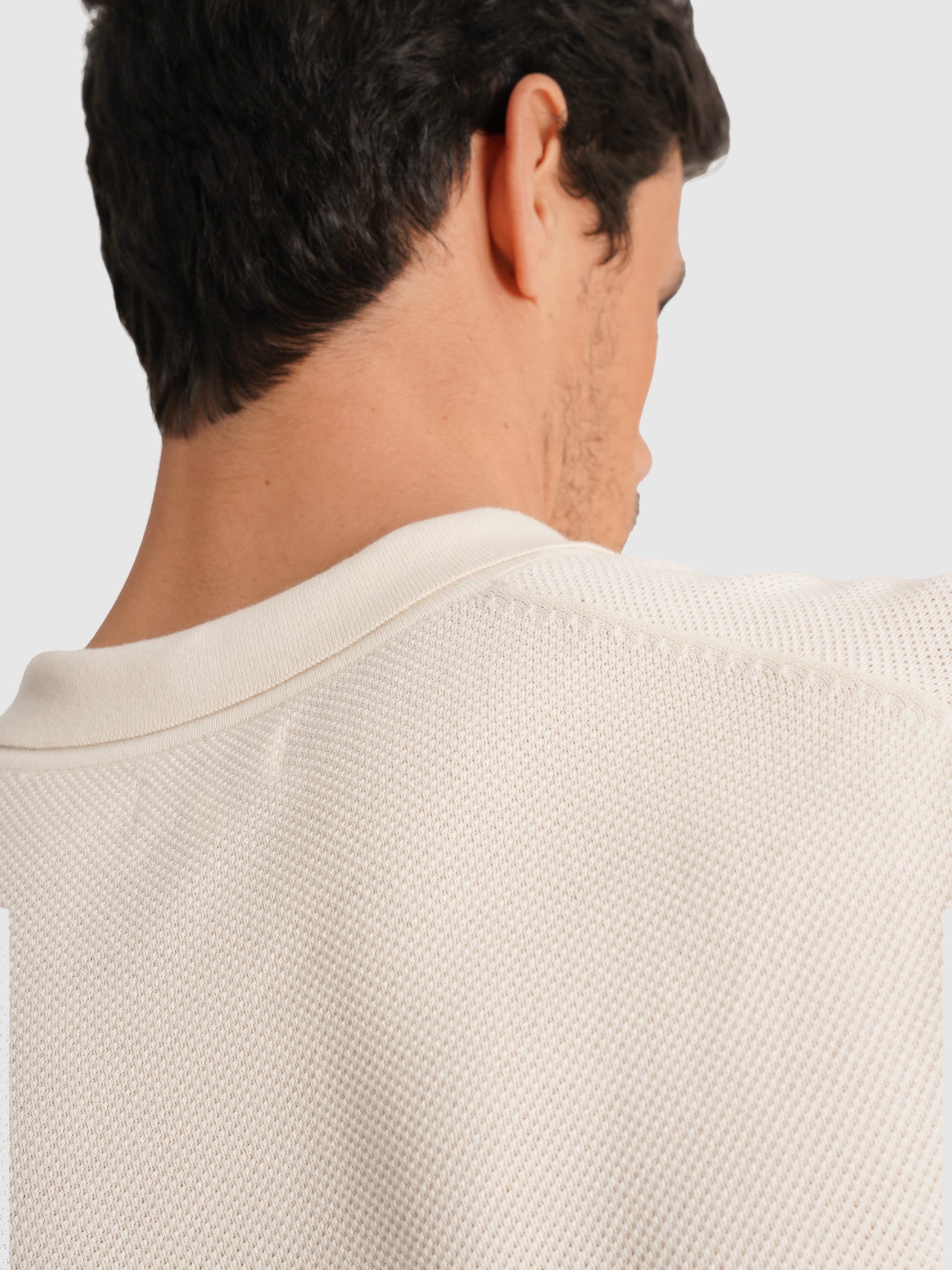 POLO BRANCO MANGA CURTA REGULAR FIT MARK BELLUCCI