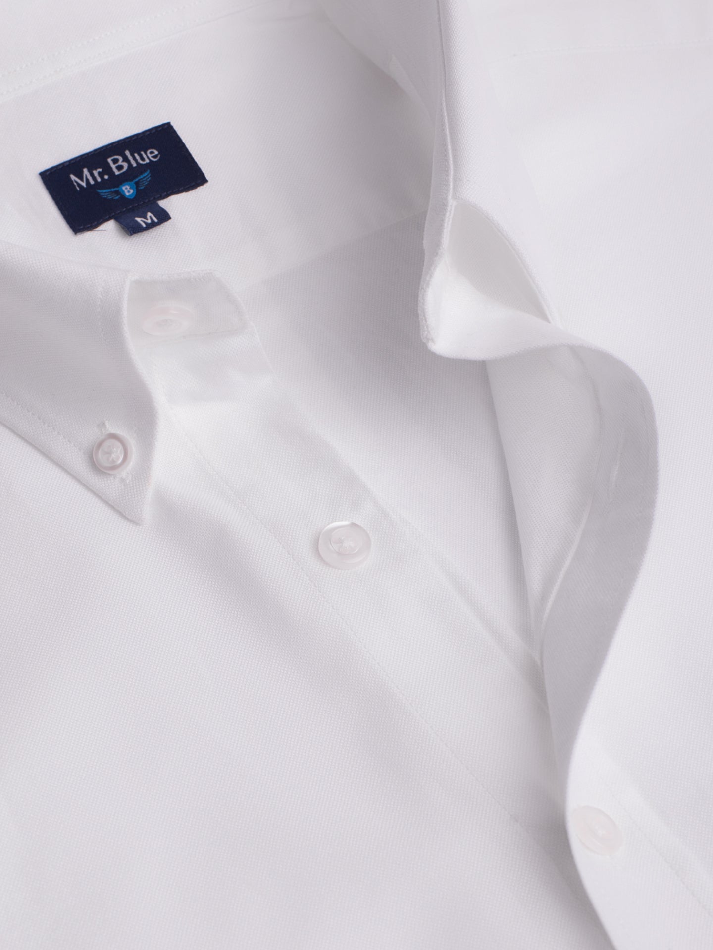 CAMISA BRANCA REGULAR FIT MR. BLUE