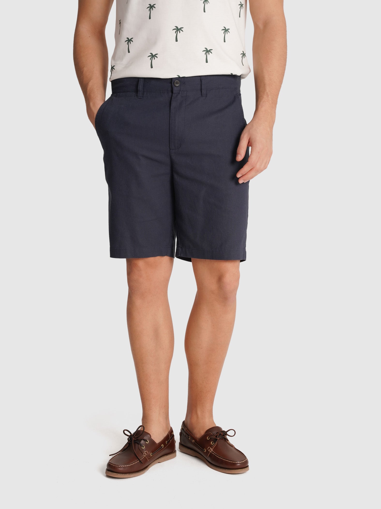 REGULAR FIT BLUE BERMUDA MR. BLUE