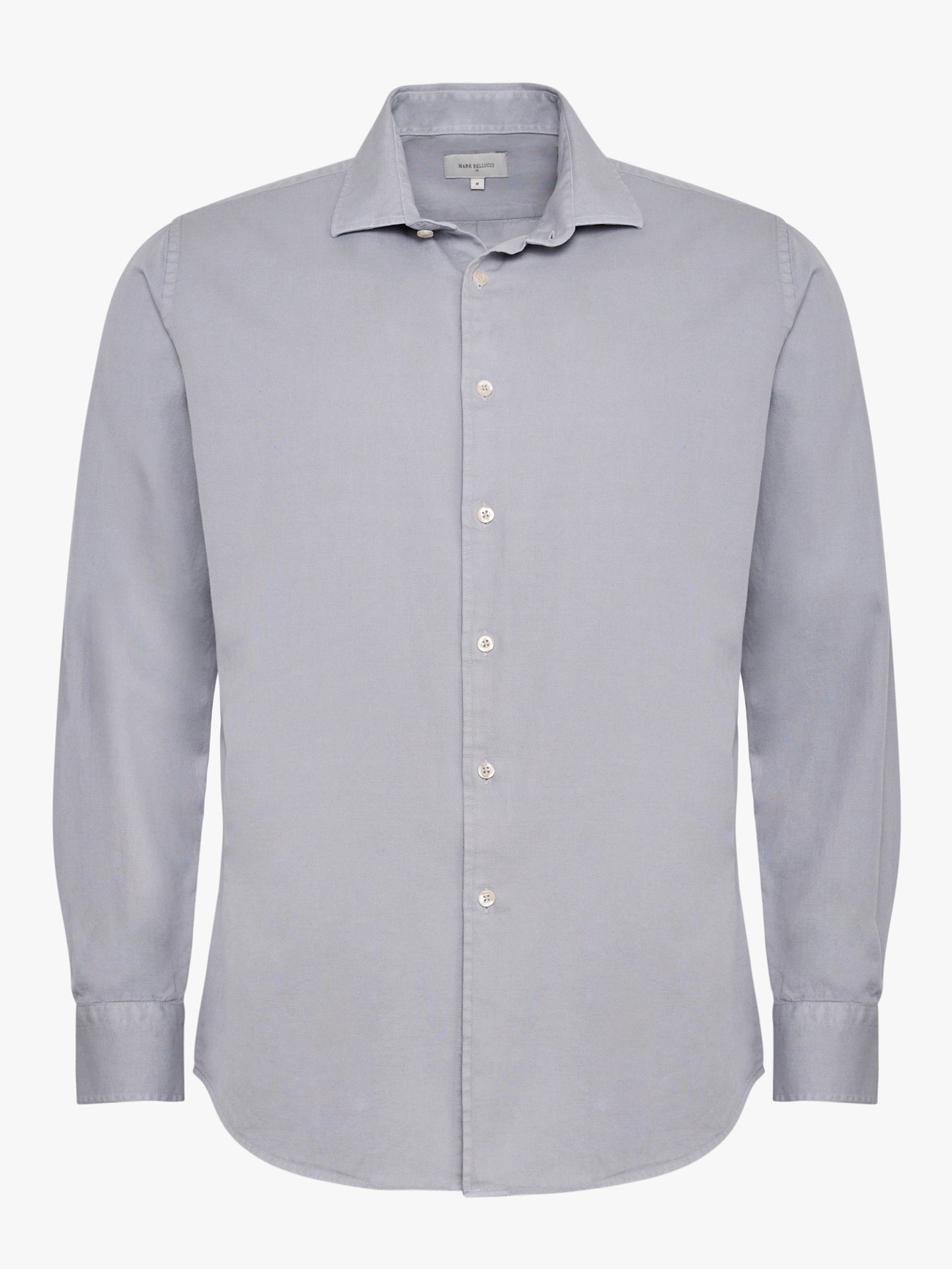 CAMISA AZUL MANGA COMPRIDA REGULAR FIT MARK BELLUCCI