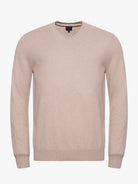 PULLOVER ALGODÃO BEGE MANGA COMPRIDA REGULAR FIT MR. BLUE