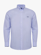 CAMISA ALGODÃO AZUL MANGA COMPRIDA REGULAR FIT MR. BLUE