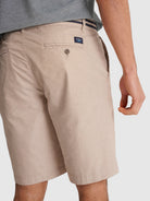 CHAMBRAY BEIGE BERMUDA REGULAR FIT MR. BLUE