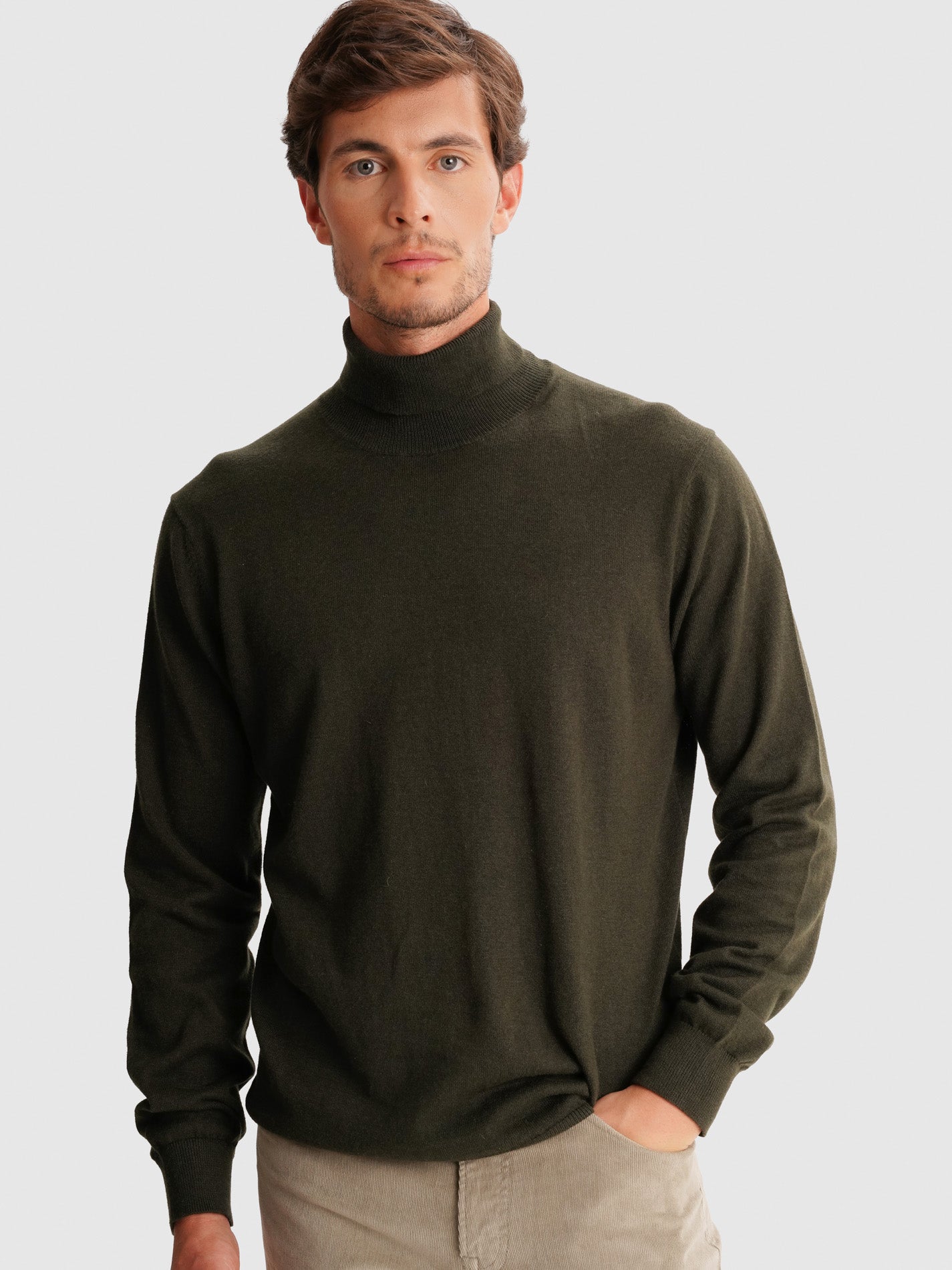 PULLOVER FINO AZUL REGULAR FIT MR. BLUE