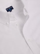 CAMISA ALGODÃO BRANCA MANGA COMPRIDA REGULAR FIT MR. BLUE