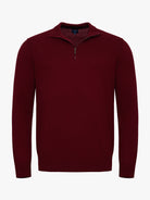 PULLOVER FINO BORDEAUX MANGA COMPRIDA REGULAR FIT MR. BLUE