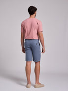 BERMUDA LINO AZUL REGULAR FIT MR. AZUL