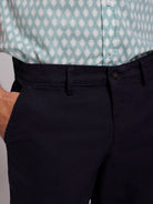 BLUE COTTON BERMUDA REGULAR FIT MR. BLUE