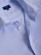 CAMISA ALGODÓN AZUL MANGA LARGA SLIM FIT MR. AZUL