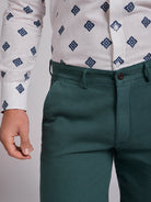 BERMUDA LINHO VERDES REGULAR FIT MR. BLUE