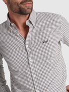 CAMISA ALGODÓN VERDE MANGA LARGA REGULAR FIT MR. AZUL