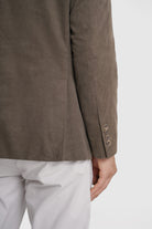 BLAZER ALGODÃO CASTANHO LISO MR. BLUE