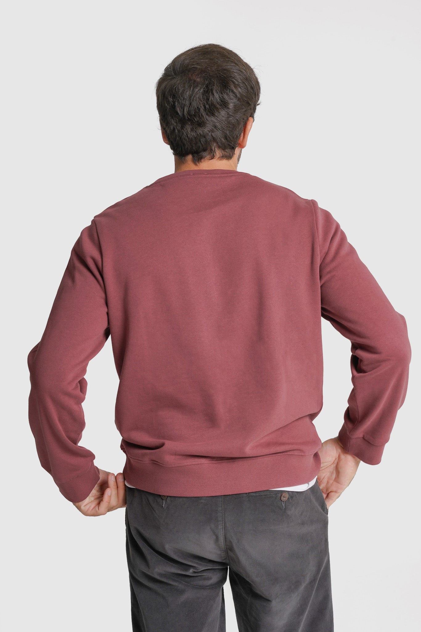 HOODIE ALGODÃO ROSA LISO MR. BLUE