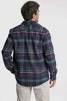 SOBRECAMISA LÃ REGULAR FIT AZUL AO QUADRADO MR. BLUE